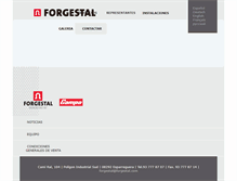 Tablet Screenshot of forgestal.com